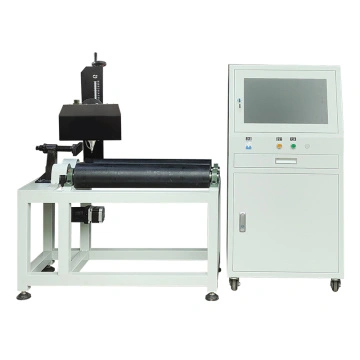 Automatic lifting LNG cylinder rotary marking machine